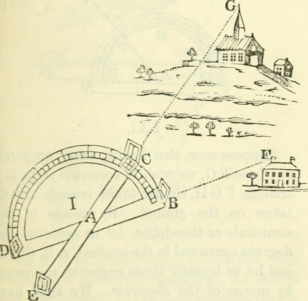 An illustration from Elements of geometry for the use of schools, 1854, leaf 63