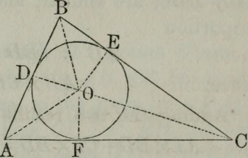 An illustration from Elements of geometry and trigonometry. Revised and adapted to the course of mathematical instruction in the United States, 1856, leaf 126