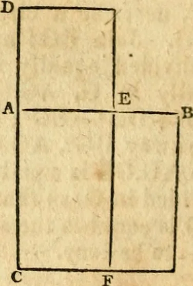 An illustration from Elements of geometry : containing the first six books of Euclid, with a supplement on the quadrature of the circle, and the geometry of solids : to which are added, Elements of plane and spherical geometry, 1826, leaf 145