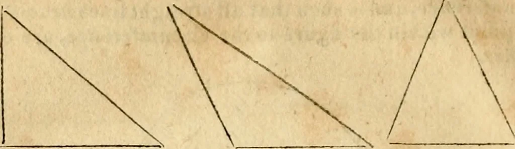 An illustration from Elements of geometry : containing the first six books of Euclid, with a supplement on the quadrature of the circle, and the geometry of solids : to which are added, Elements of plane and spherical geometry, 1826, leaf 17