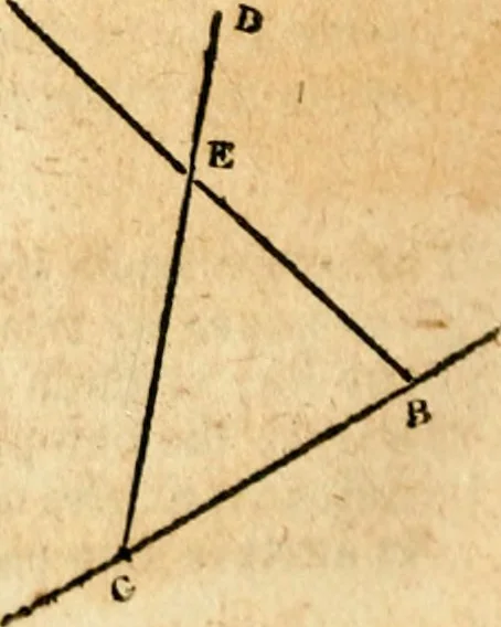 An illustration from Elements of geometry : containing the first six books of Euclid, with a supplement on the quadrature of the circle, and the geometry of solids : to which are added, Elements of plane and spherical geometry, 1826, leaf 175