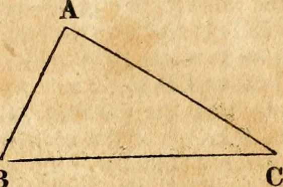 An illustration from Elements of geometry : containing the first six books of Euclid, with a supplement on the quadrature of the circle, and the geometry of solids : to which are added, Elements of plane and spherical geometry, 1826, leaf 30