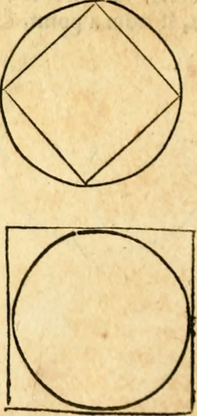 An illustration from Elements of geometry : containing the first six books of Euclid, with a supplement on the quadrature of the circle, and the geometry of solids : to which are added, Elements of plane and spherical geometry, 1826, leaf 89