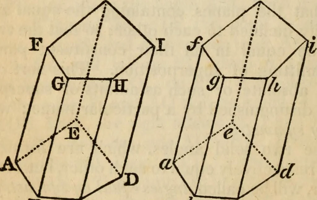 An illustration from Elements of geometry and trigonometry, 1835, leaf 142