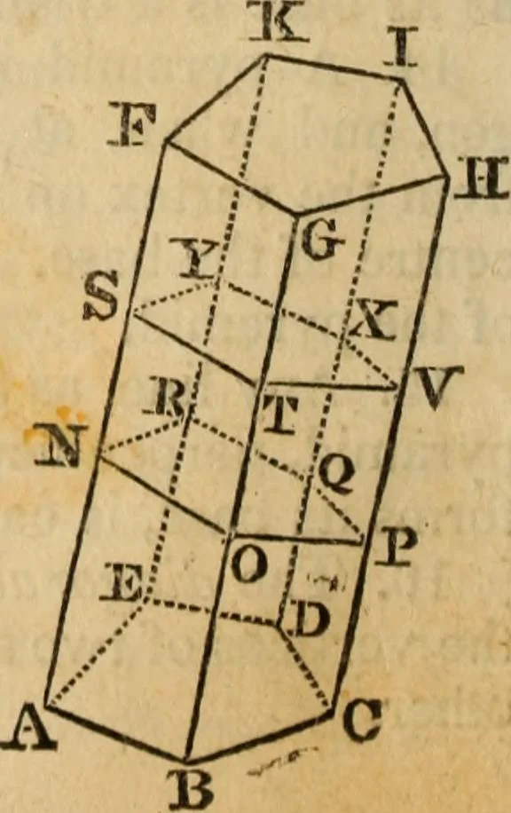 An illustration from Elements of geometry and trigonometry, 1835, leaf 144