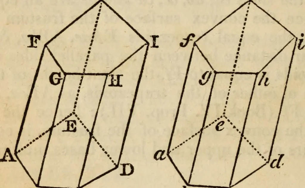 An illustration from Elements of geometry and trigonometry, 1835, leaf 148