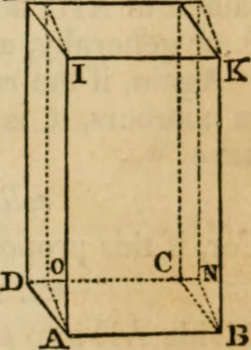 An illustration from Elements of geometry and trigonometry, 1835, leaf 153