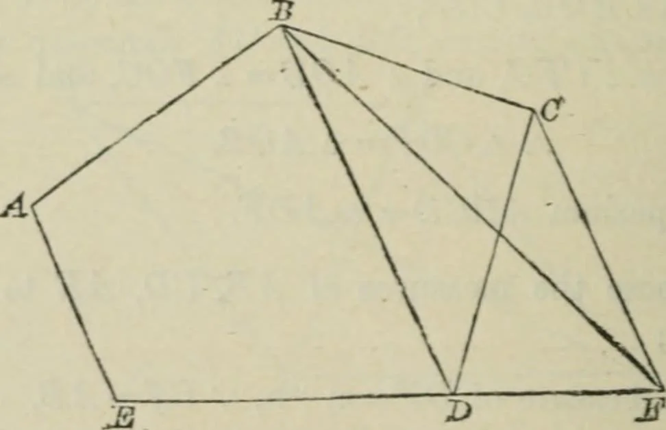 An illustration from Elements of geometry : containing books I to VI and portions of books XI and XII of Euclid, with exercises and notes, 1881, leaf 107