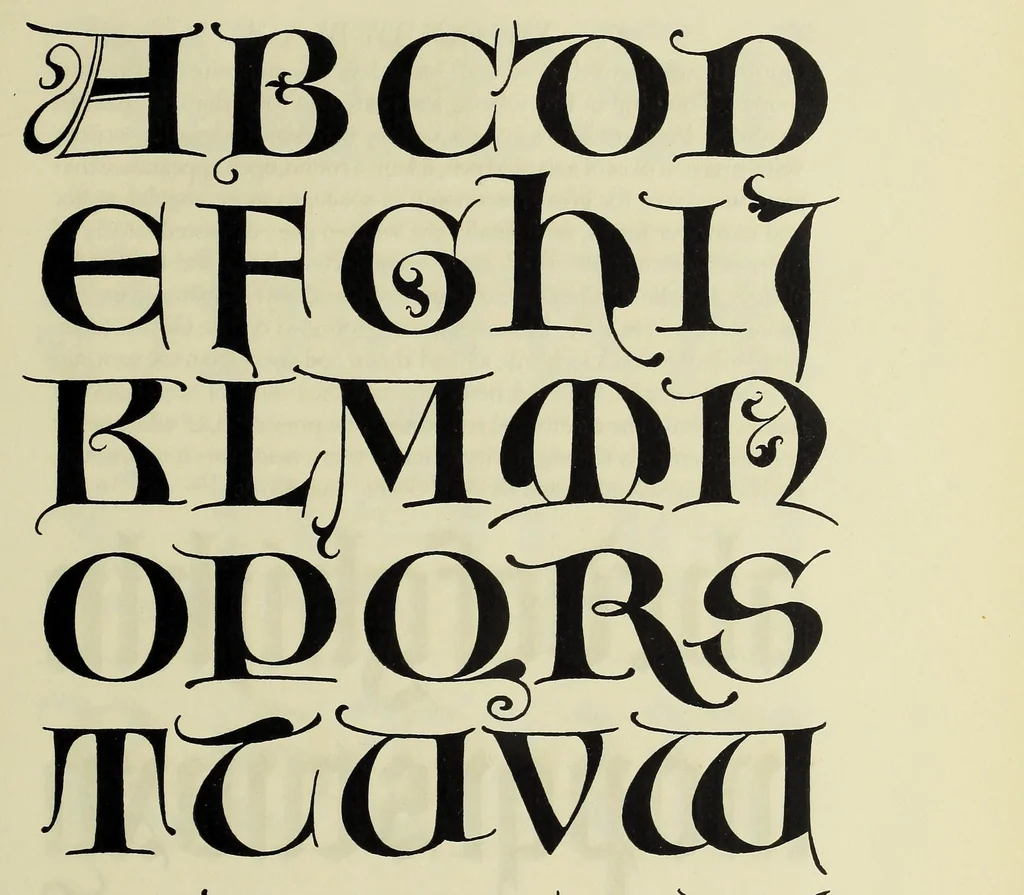 An illustration from Elements of lettering <with XIII full-page plates>, 1922, leaf 59