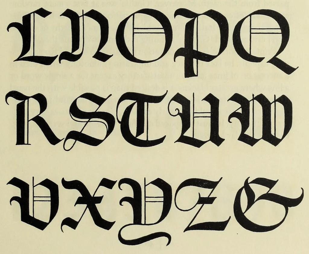 An illustration from Elements of lettering <with XIII full-page plates>, 1922, leaf 61