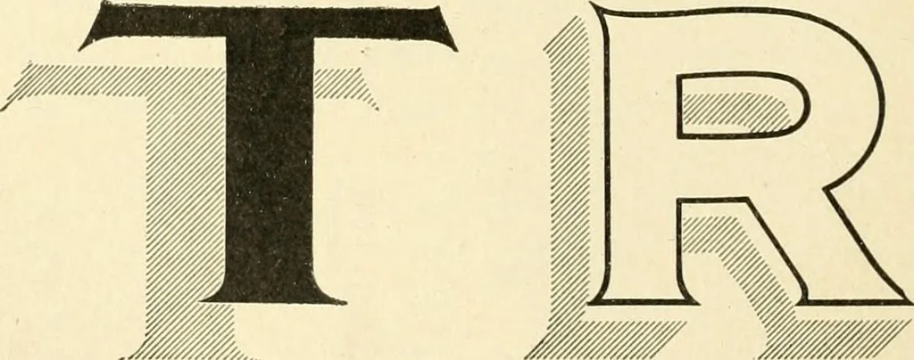 An illustration from Elements of lettering and sign painting;, 1899, leaf 38
