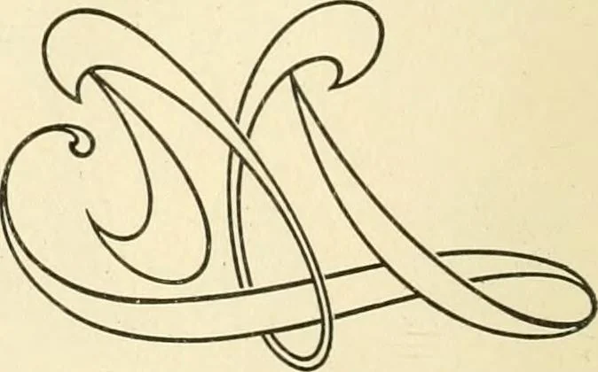An illustration from Elements of lettering and sign painting;, 1899, leaf 44