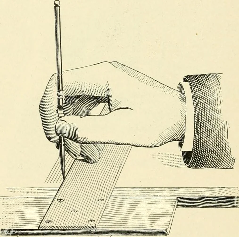 An illustration from Elements of lettering and sign painting;, 1899, leaf 86