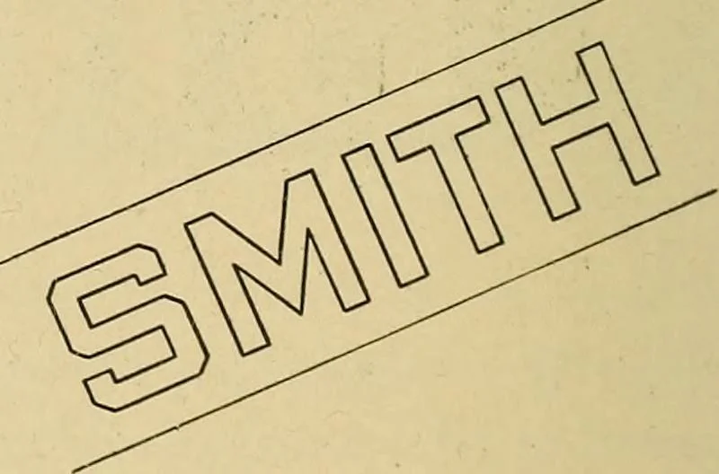 An illustration from Elements of lettering ... A treatise on the history, classification, and practical application of the various styles of letters of the alphabet, 1899, leaf 42