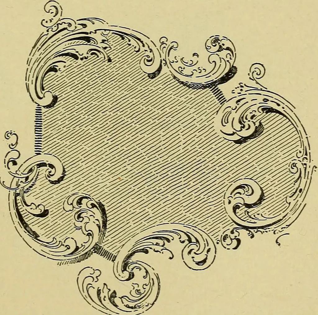 An illustration from Elements of lettering ... A treatise on the history, classification, and practical application of the various styles of letters of the alphabet, 1899, leaf 59
