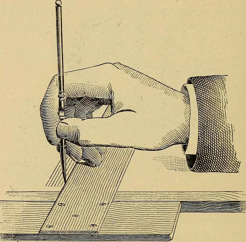 An illustration from Elements of lettering ... A treatise on the history, classification, and practical application of the various styles of letters of the alphabet, 1899, leaf 86