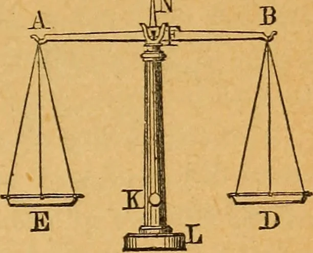 An illustration from Elements of mechanics: treated by means of the differential and integral calculus, 1887, leaf 108
