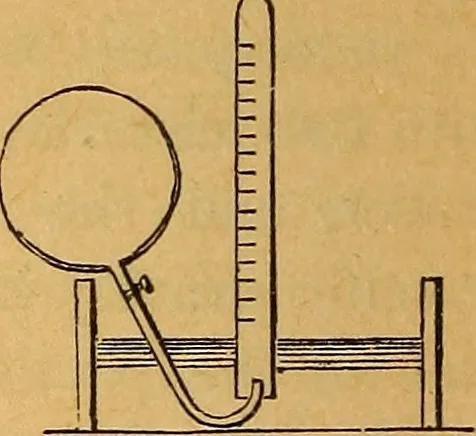 An illustration from Elements of mechanics: treated by means of the differential and integral calculus, 1887, leaf 261