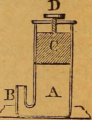 An illustration from Elements of mechanics: treated by means of the differential and integral calculus, 1887, leaf 343