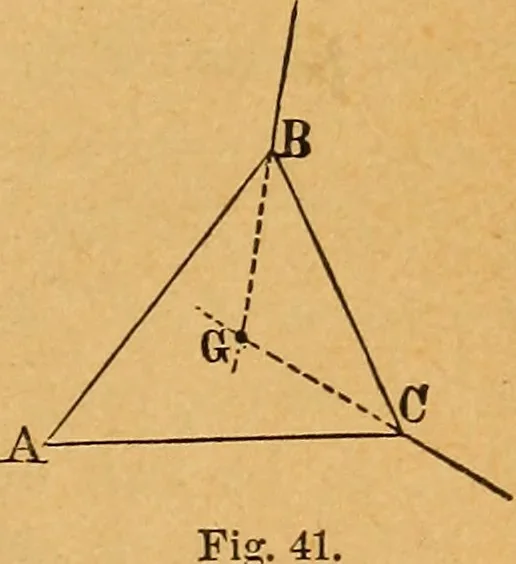 An illustration from Elements of mechanics: treated by means of the differential and integral calculus, 1887, leaf 76