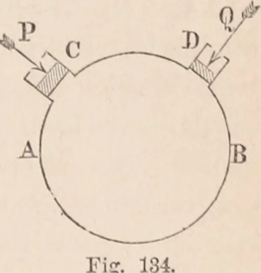 An illustration from Elements of mechanics: for the use of colleges, academies, and high schools, 1859, leaf 240