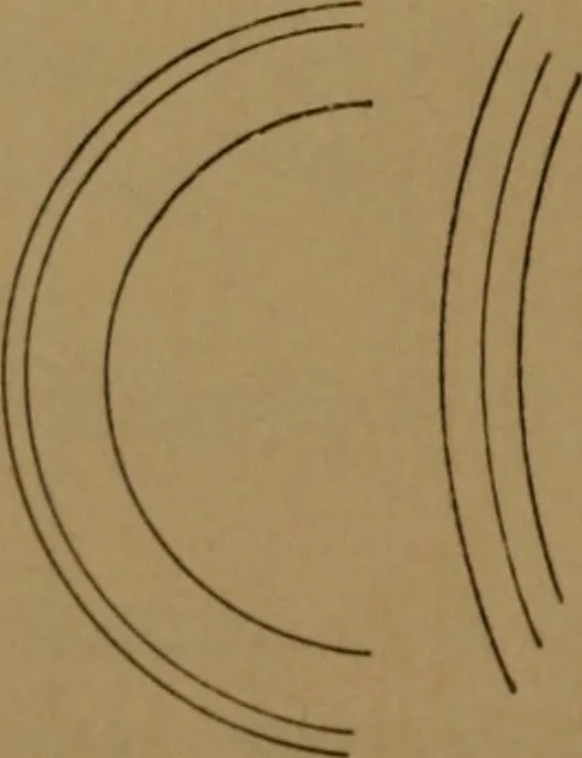 An illustration from Elements of mechanical drawing, 1893, leaf 13