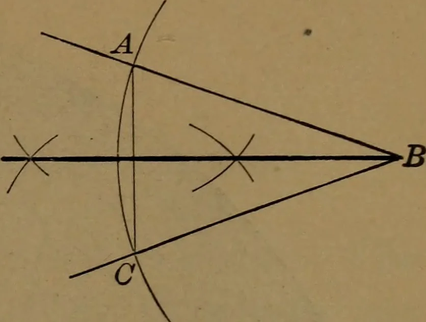 An illustration from Elements of mechanical drawing, 1893, leaf 24