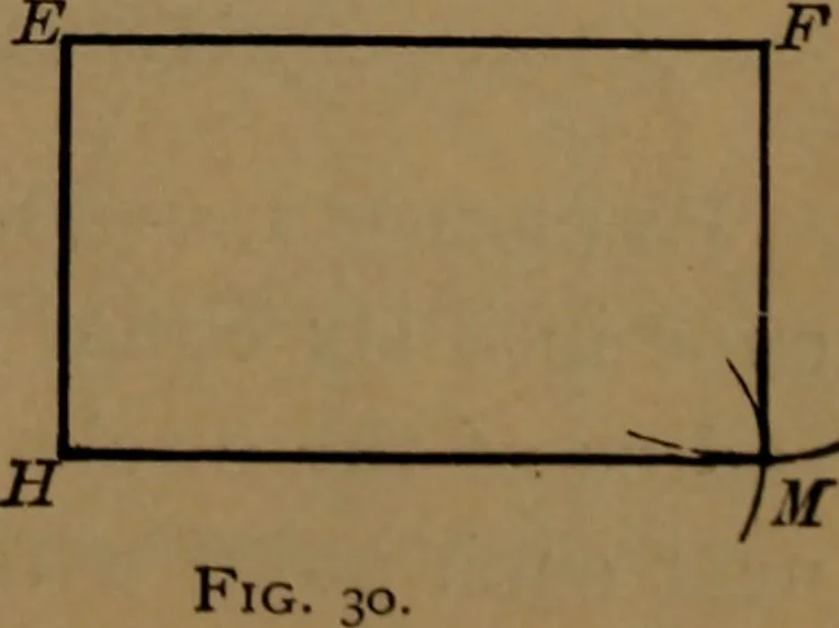 An illustration from Elements of mechanical drawing, 1893, leaf 24