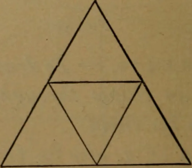 An illustration from Elements of mechanical drawing, 1893, leaf 33