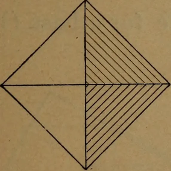 An illustration from Elements of mechanical drawing, 1893, leaf 34