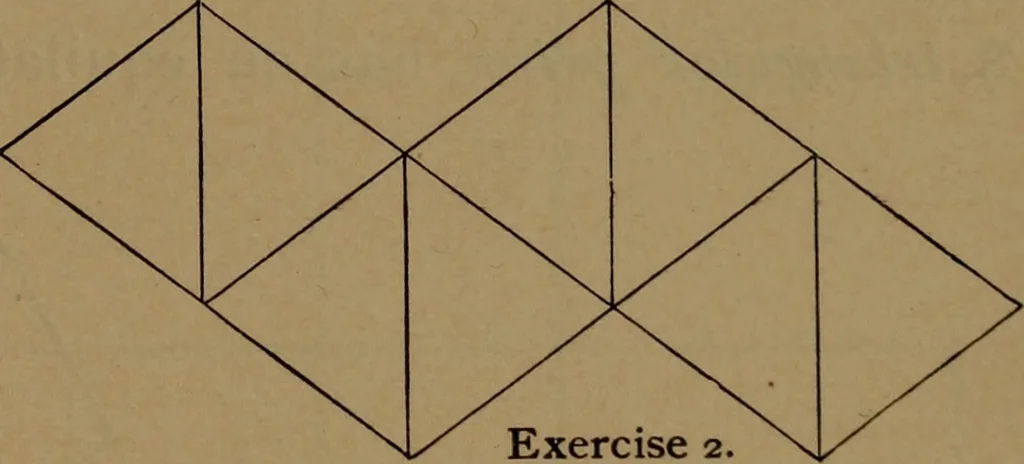 An illustration from Elements of mechanical drawing, 1893, leaf 34