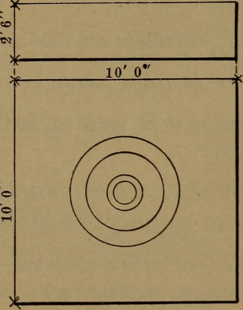An illustration from Elements of mechanical drawing, 1893, leaf 42