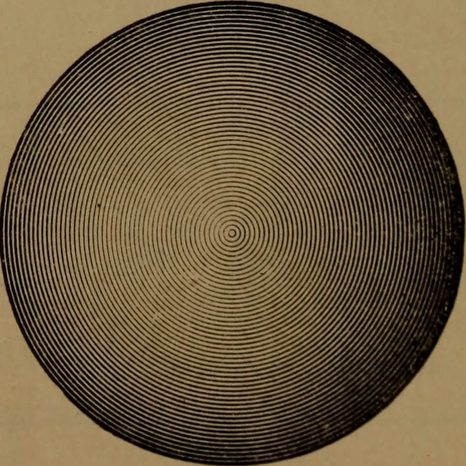 An illustration from Elements of mechanical drawing, 1893, leaf 46