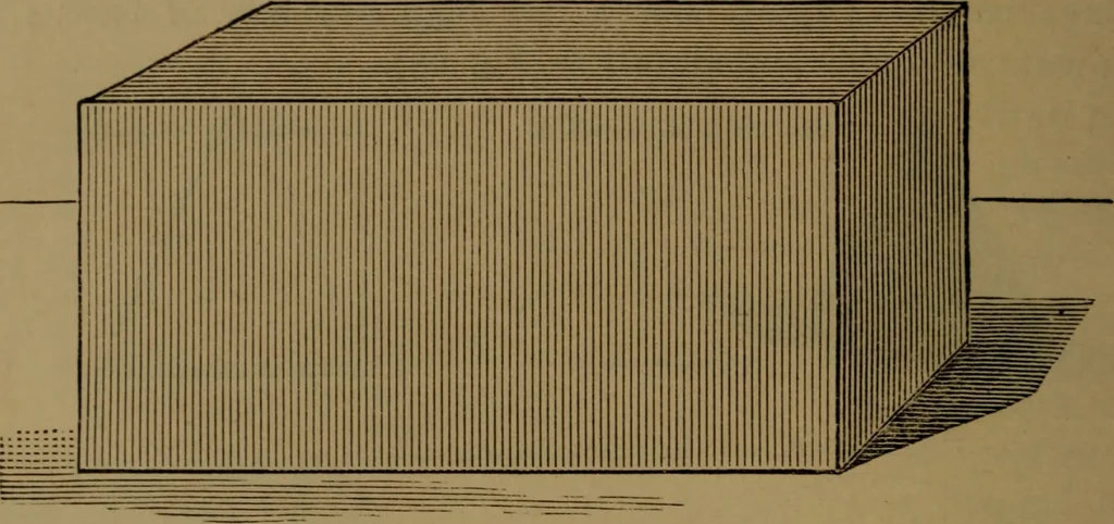 An illustration from Elements of mechanical drawing, 1893, leaf 47