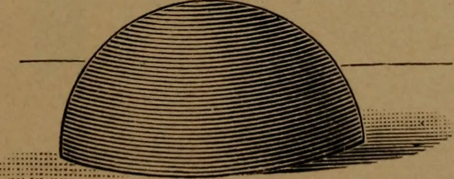An illustration from Elements of mechanical drawing, 1893, leaf 50