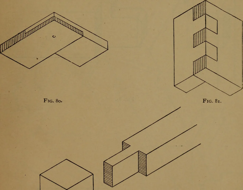 An illustration from Elements of mechanical drawing, 1893, leaf 52
