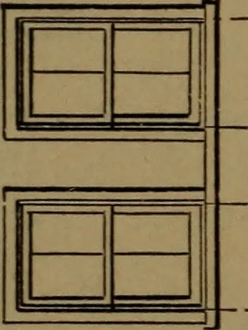 An illustration from Elements of mechanical drawing, 1893, leaf 61