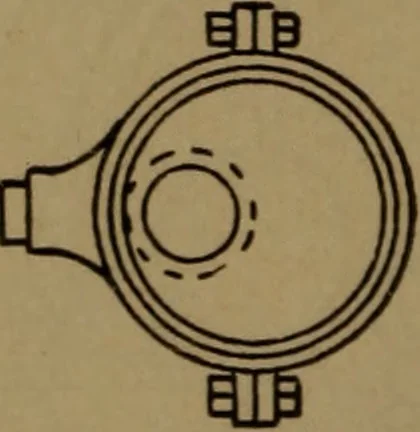 An illustration from Elements of mechanical drawing, 1893, leaf 65