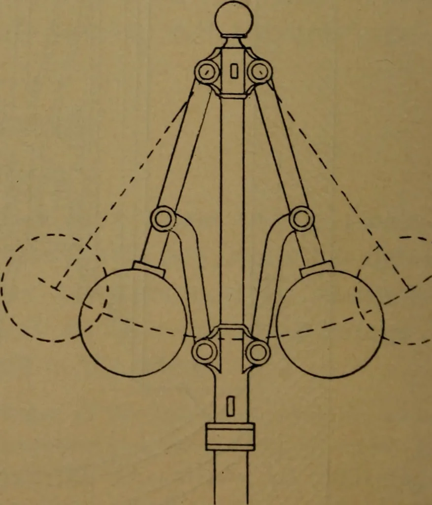 An illustration from Elements of mechanical drawing, 1893, leaf 65