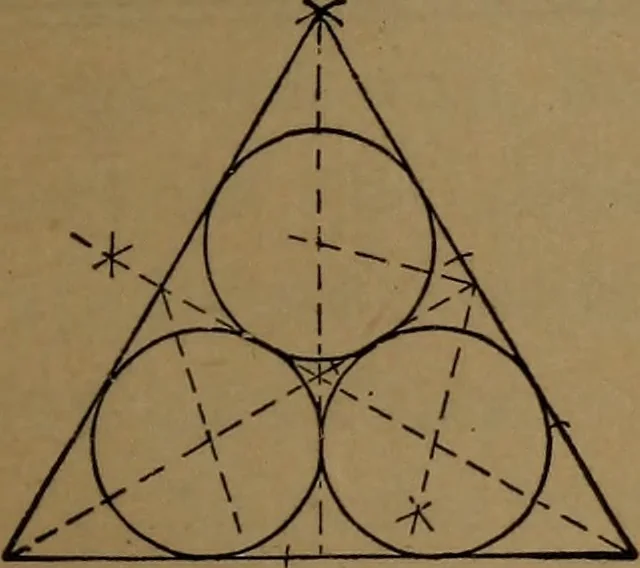 An illustration from Elements of mechanical drawing, 1893, leaf 70