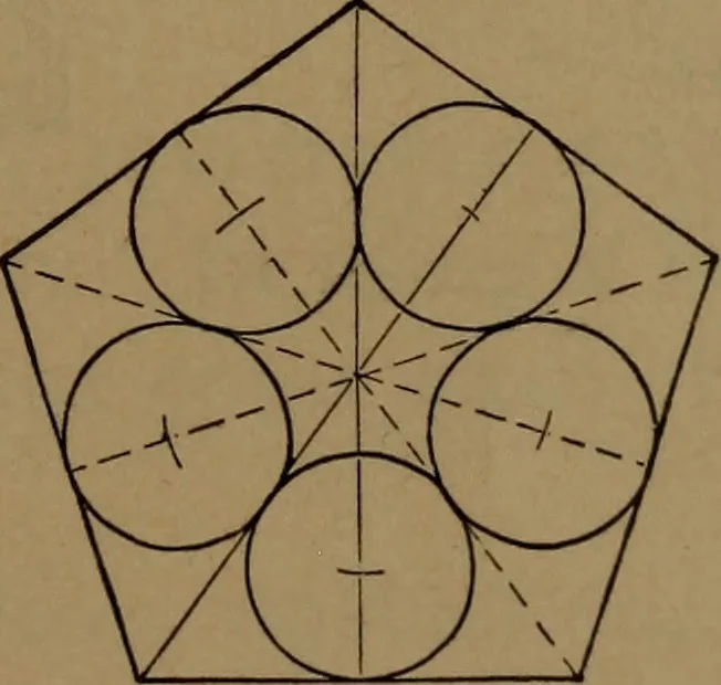 An illustration from Elements of mechanical drawing, 1893, leaf 70