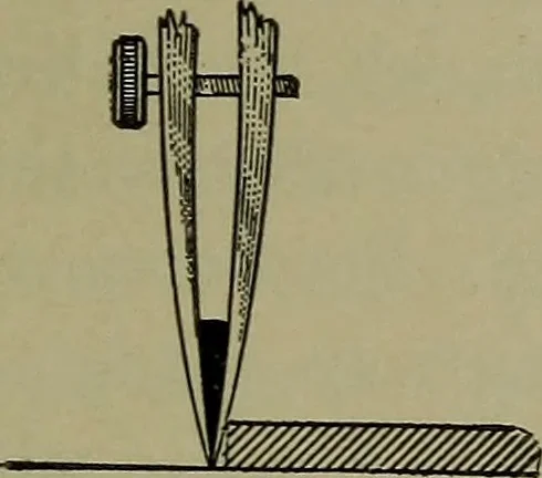An illustration from Elements of mechanical drawing, 1911, leaf 108