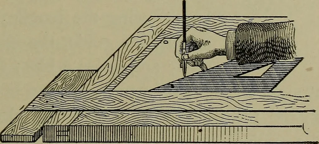 An illustration from Elements of mechanical drawing, 1911, leaf 108