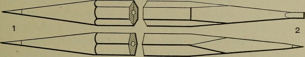 An illustration from Elements of mechanical drawing, 1911, leaf 124
