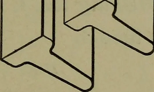 An illustration from Elements of mechanical drawing, 1911, leaf 188