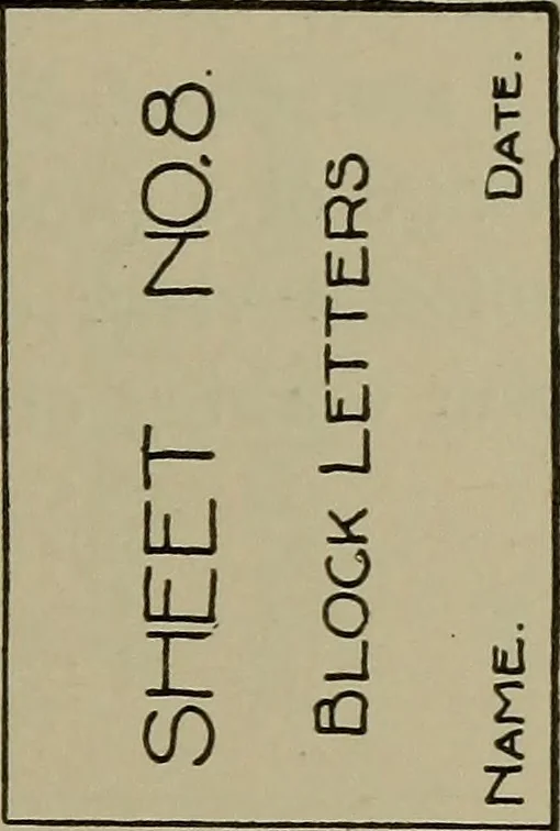 An illustration from Elements of mechanical drawing, 1911, leaf 208
