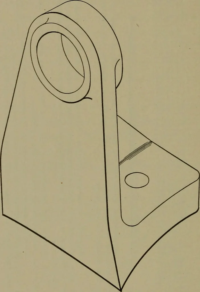 An illustration from Elements of mechanical drawing, 1911, leaf 209