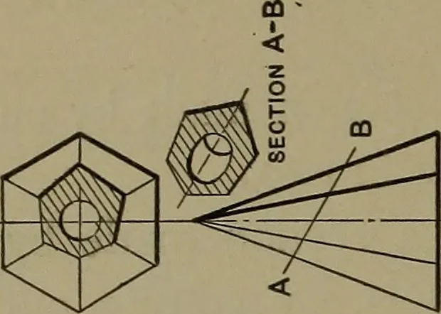 An illustration from Elements of mechanical drawing, 1911, leaf 29