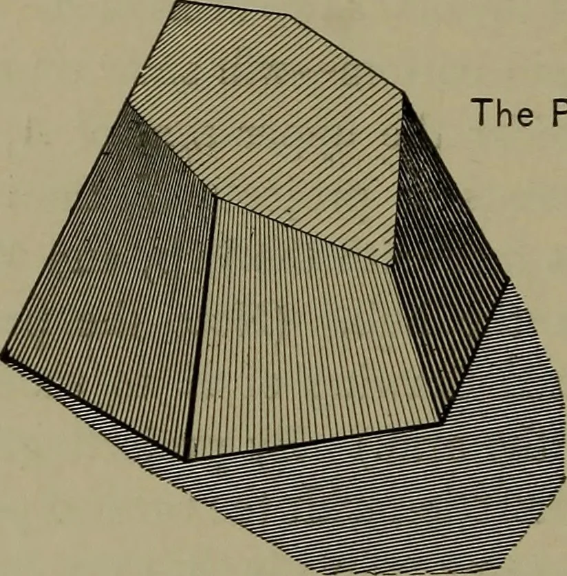 An illustration from Elements of mechanical drawing, 1911, leaf 77