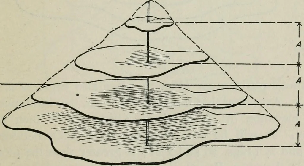 An illustration from Elements of military sketching and map reading, 1917, leaf 46